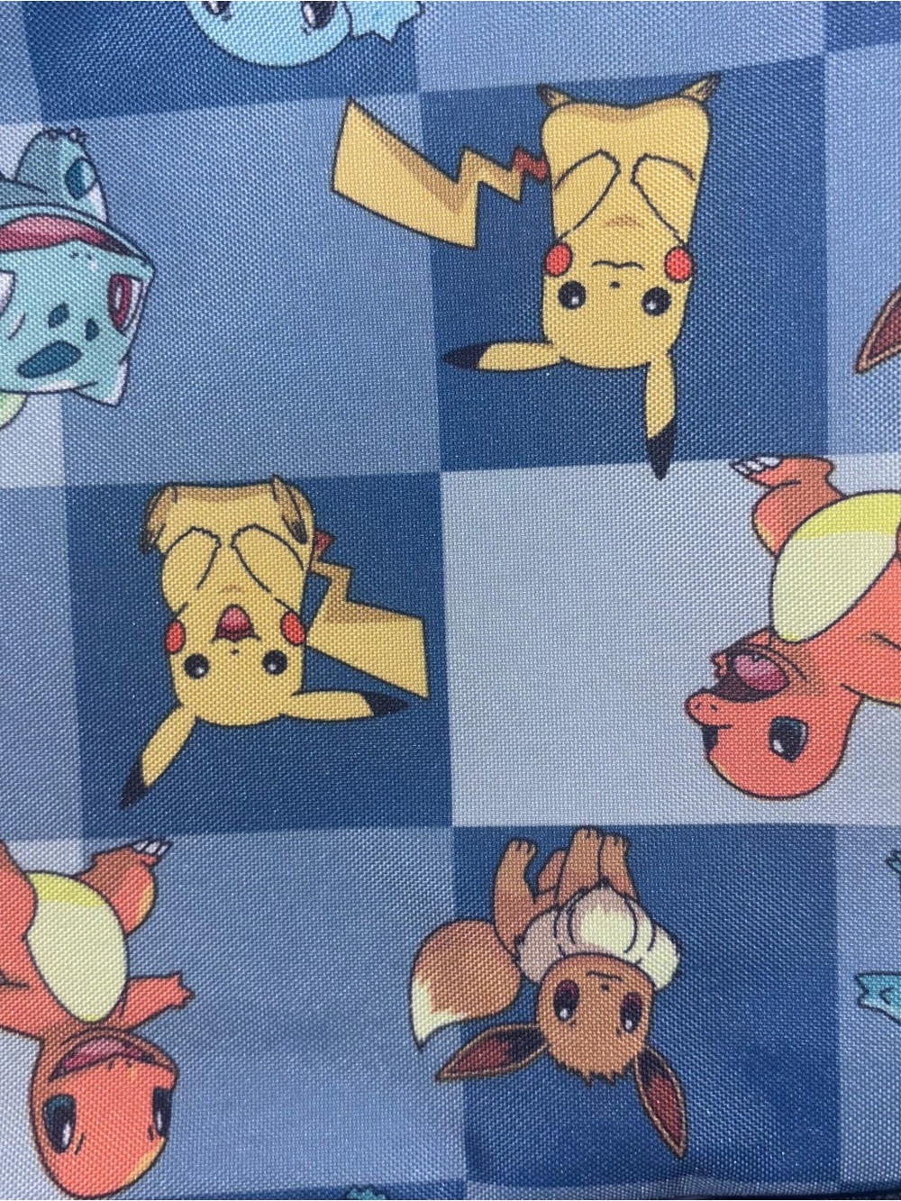 Bioworld Blue Pokémon Print Backpack with Lunch Bag - Picture 7 of 8
